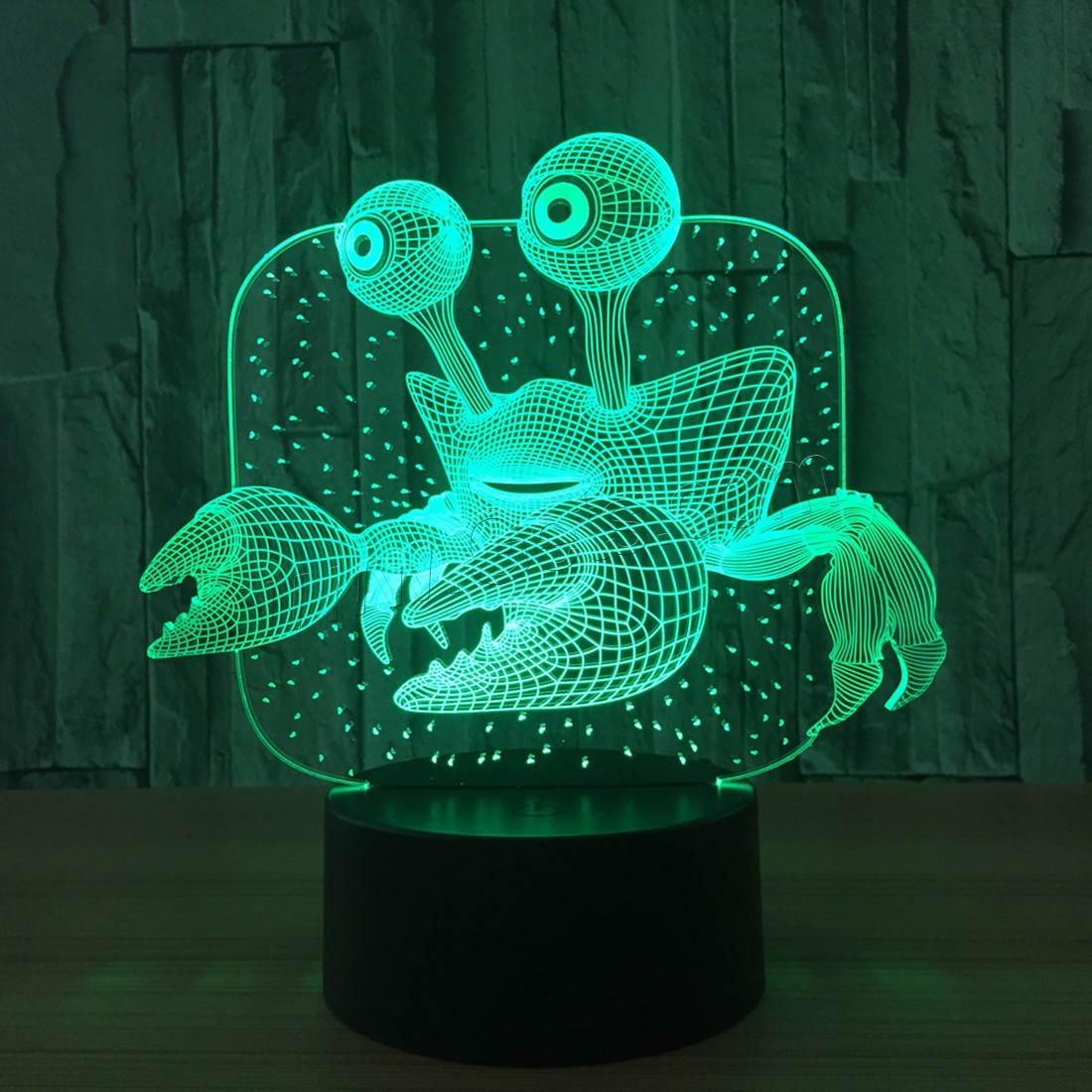 LED Colorful Night Lamp, Acrylic, with ABS Plastic, Different Shape for Choice & with USB interface & with LED light & change color automaticly & different styles for choice, 640x350x470mm, Sold By PC