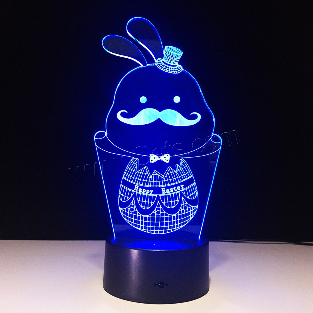 LED Colorful Night Lamp, Acrylic, with ABS Plastic, Different Shape for Choice & with USB interface & with LED light & change color automaticly & different styles for choice, 640x350x470mm, Sold By PC