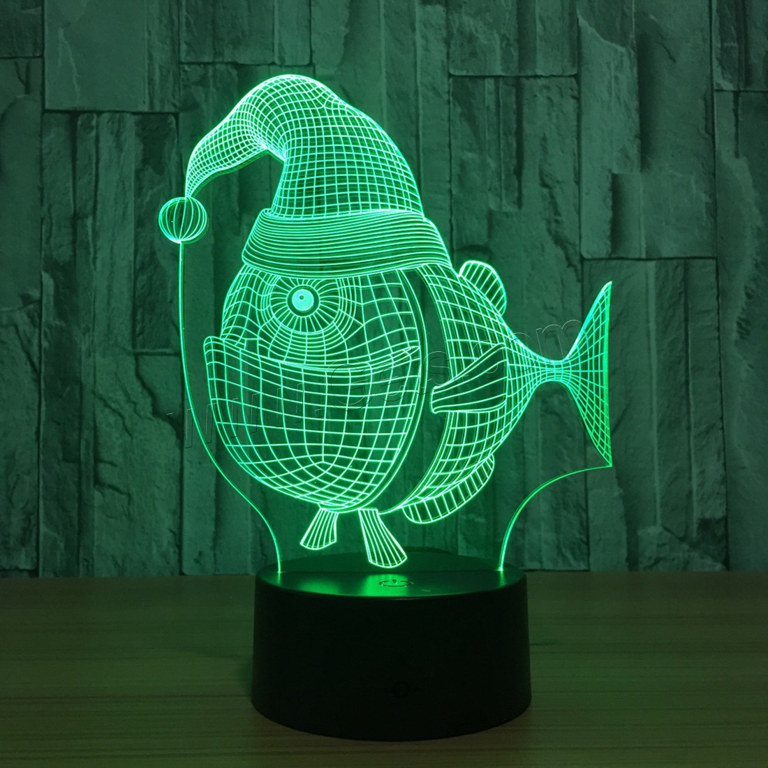 LED Colorful Night Lamp, Acrylic, with ABS Plastic, Different Shape for Choice & with USB interface & with LED light & change color automaticly & different styles for choice, 640x350x470mm, Sold By PC