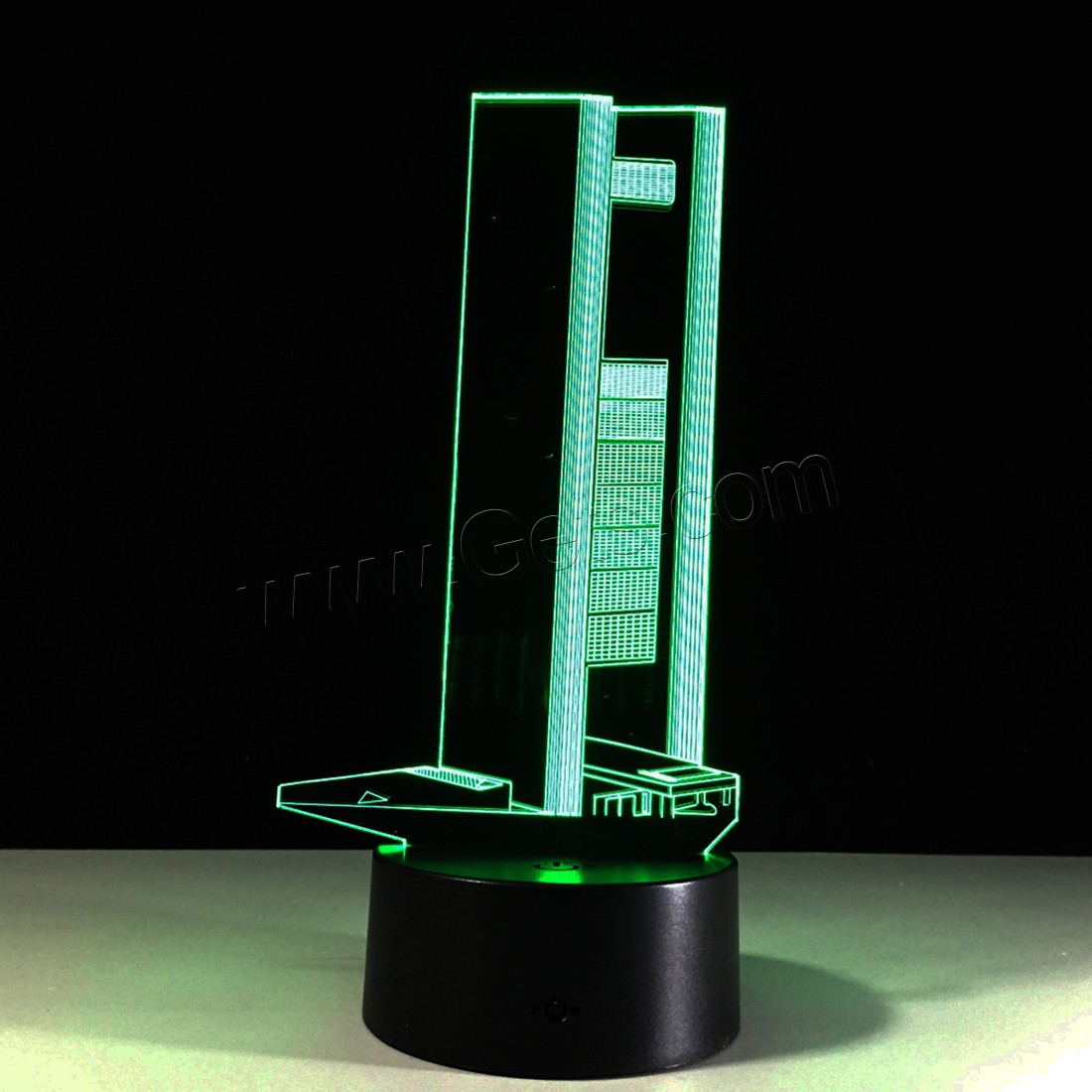 LED Colorful Night Lamp, Acrylic, with ABS Plastic, Different Shape for Choice & with USB interface & with LED light & change color automaticly & different styles for choice, 640x350x470mm, Sold By PC