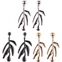 Zinc Alloy Drop Earring, brass post pin, plated, for woman 