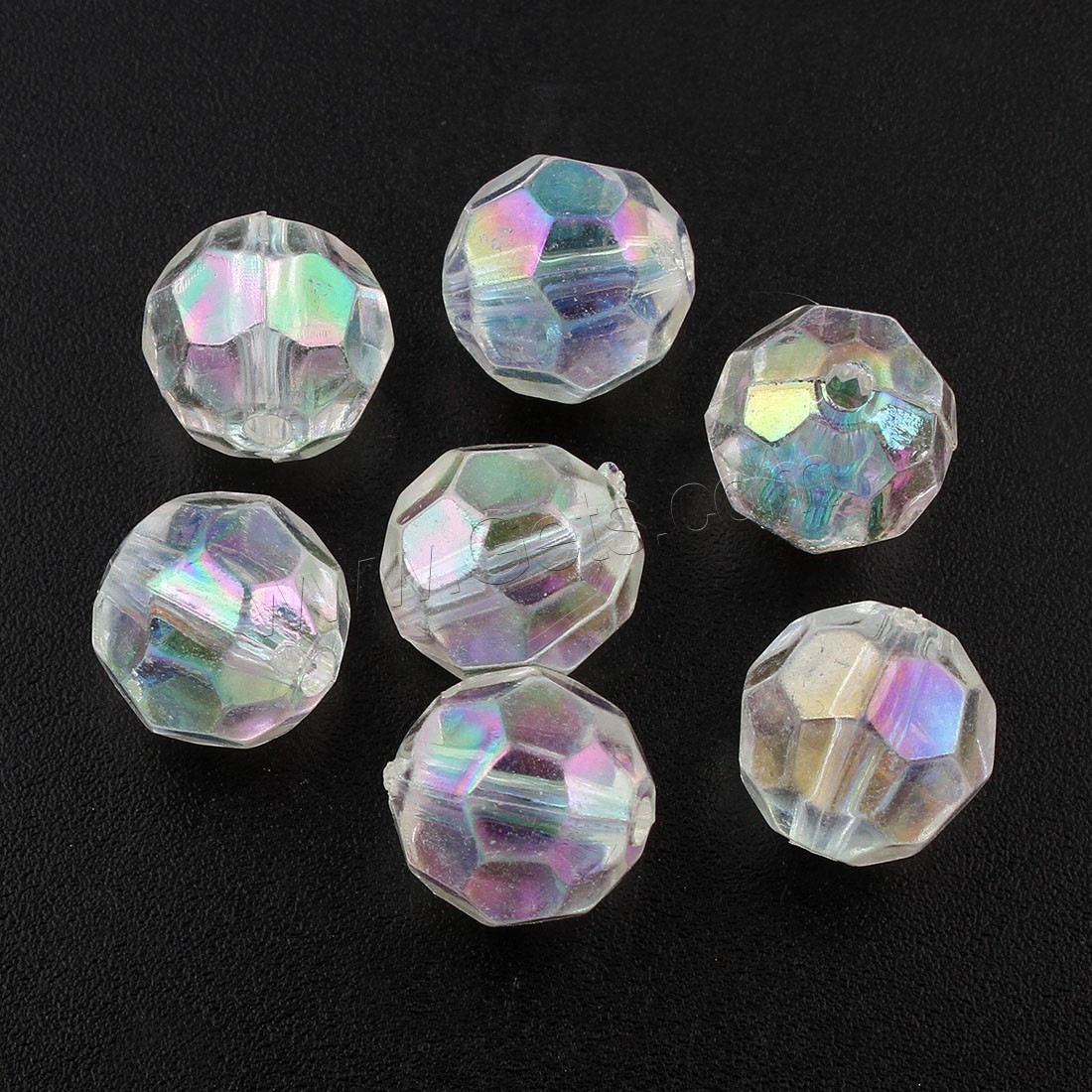 Acrylic Beads, different size for choice, Hole:Approx 1, 2.5mm, Sold By Bag