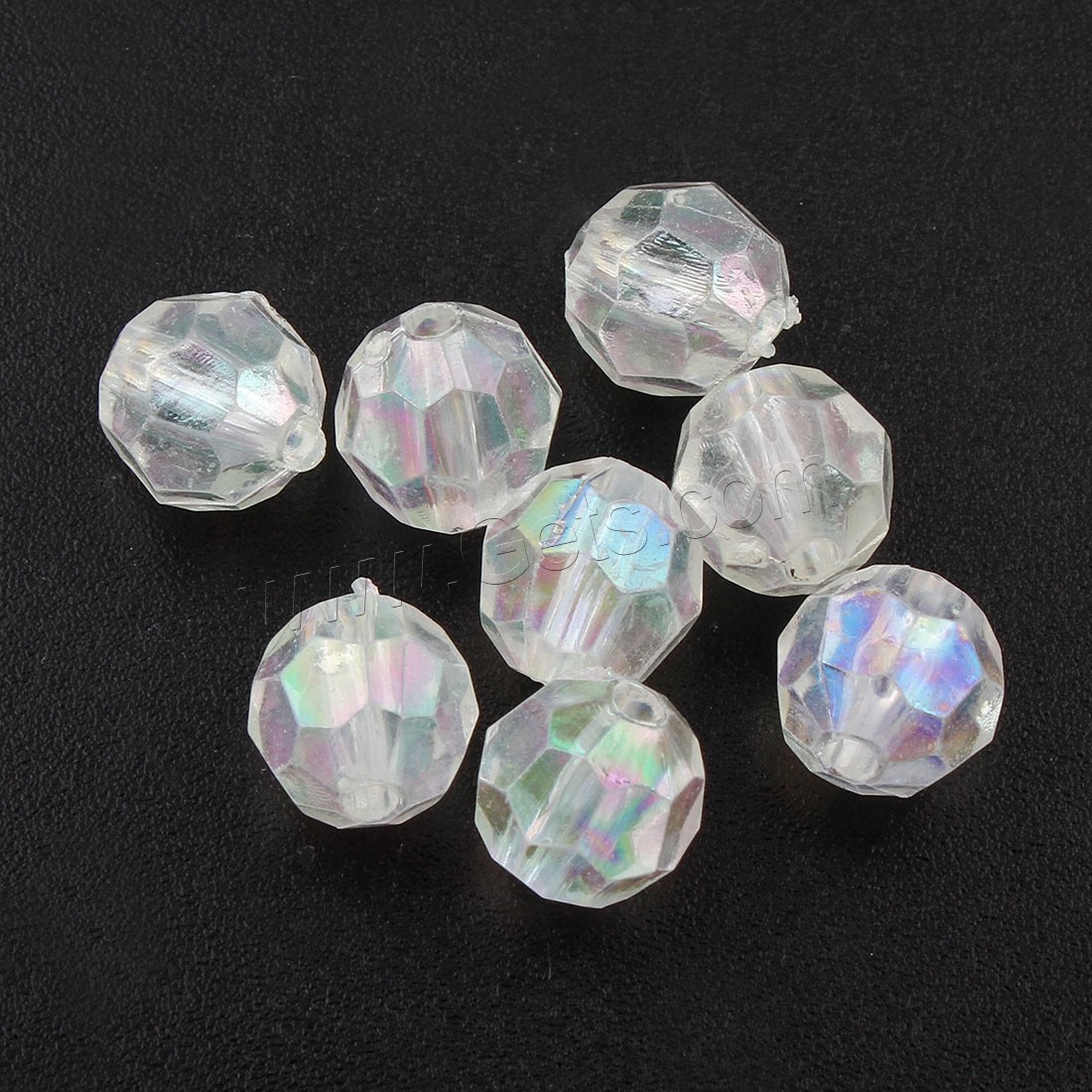 Acrylic Beads, different size for choice, Hole:Approx 1, 2.5mm, Sold By Bag