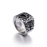 Titanstahl Fingerring, unisex & verschiedene Größen vorhanden & Emaille, 8mm, verkauft von PC