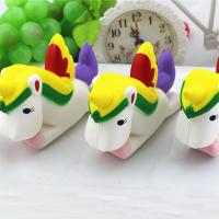 Missley Relieve Stress Squishy Toys, Cuero de PU, Unicornio, 135x100mm, 5PCs/Bolsa, Vendido por Bolsa