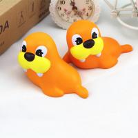 Missley Relieve Stress Squishy Toys, Cuero de PU, León Marino, 120x75mm, 5PCs/Bolsa, Vendido por Bolsa