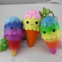 Missley Relieve Stress Squishy Toys, Cuero de PU, Helado, color mixto, 220x115mm, 15PCs/Bolsa, Vendido por Bolsa