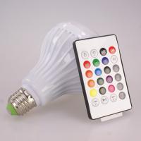 Plástico PC Bluetooth Audio LED Ball Light, con luz LED & Con control remoto, 95x130mm, Vendido por UD