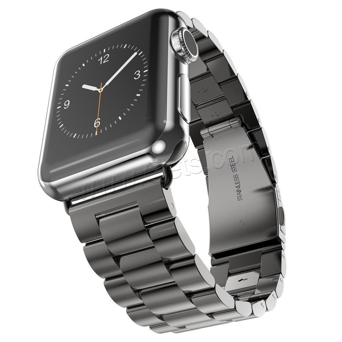 acero inoxidable Venda de reloj, chapado, para el reloj de apple & unisexo & diverso tamaño para la opción, más colores para la opción, longitud:aproximado 8.5 Inch, Vendido por UD