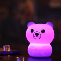 Silicone Night Light, with ABS Plastic, with USB interface & with LED light 