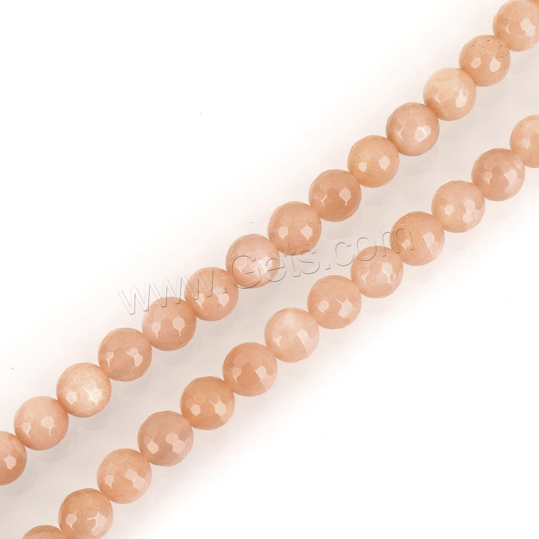 Natural Moonstone Beads, Round, different size for choice & faceted, Hole:Approx 1mm, Length:Approx 15.5 Inch, Sold By Strand