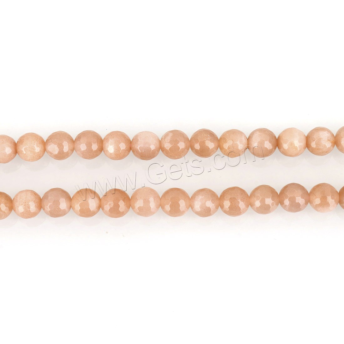 Natural Moonstone Beads, Round, different size for choice & faceted, Hole:Approx 1mm, Length:Approx 15.5 Inch, Sold By Strand