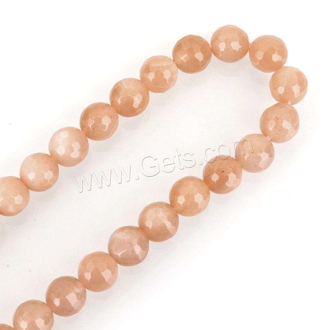 Natural Moonstone Beads, Round, different size for choice & faceted, Hole:Approx 1mm, Length:Approx 15.5 Inch, Sold By Strand