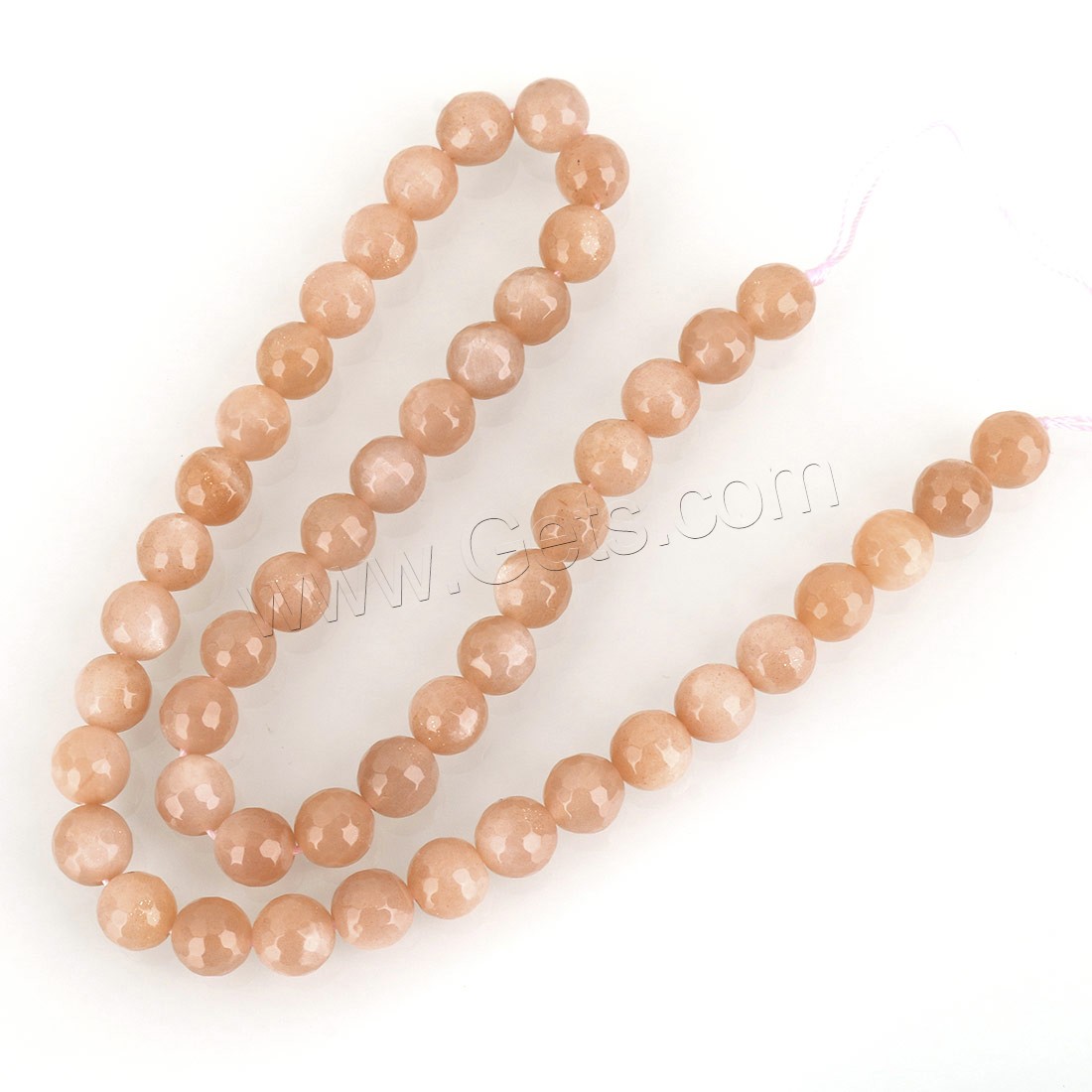 Natural Moonstone Beads, Round, different size for choice & faceted, Hole:Approx 1mm, Length:Approx 15.5 Inch, Sold By Strand