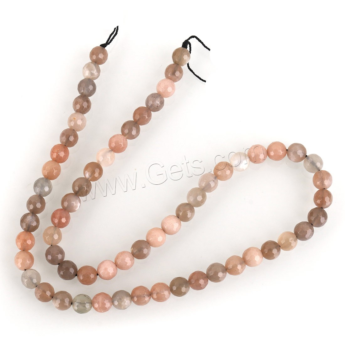 Natural Moonstone Beads, Round, different size for choice & faceted, Hole:Approx 1mm, Length:Approx 15.5 Inch, Sold By Strand