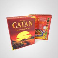 Papier Catan Brettspiel Set, mit Karton & Holz & Kunststoff, 240x295x78mm, verkauft von Box