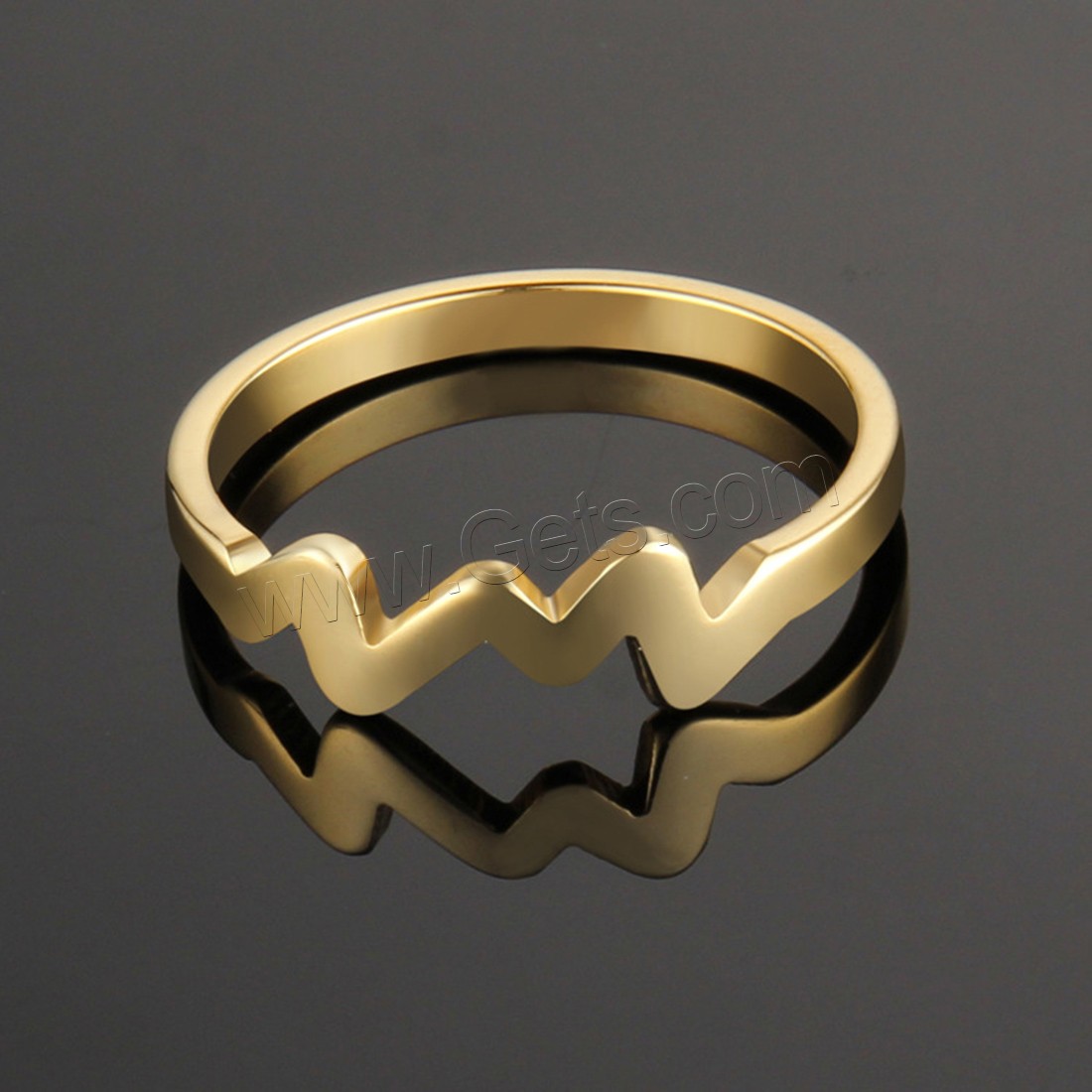 Titanium Steel Finger Ring, plated, different size for choice & for woman, more colors for choice, 5mm, Sold By PC