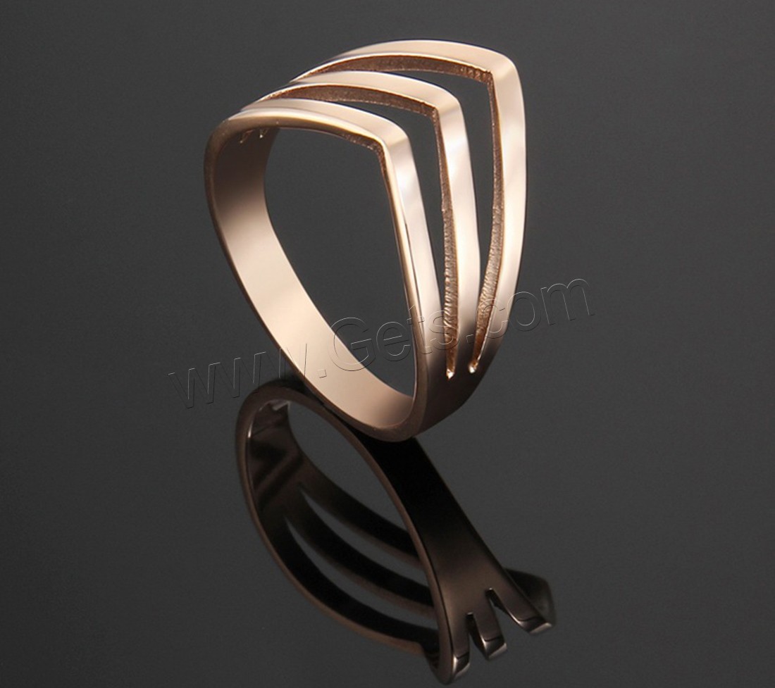 Titan Stahl Fingerring, Titanstahl, plattiert, verschiedene Größen vorhanden & für Frau, keine, 12mm, verkauft von PC