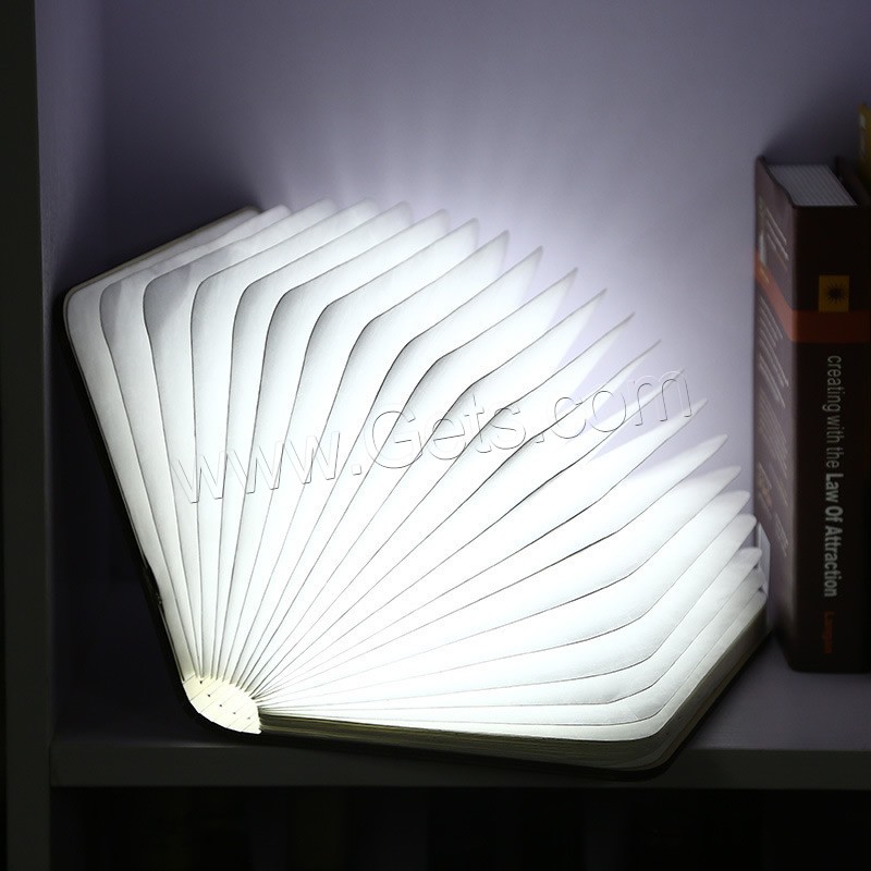 LED Colorful Night Lamp, ABS Plastic, with Acrylic, Book, with magnetic & different styles for choice, 260x210x55mm, Sold By PC