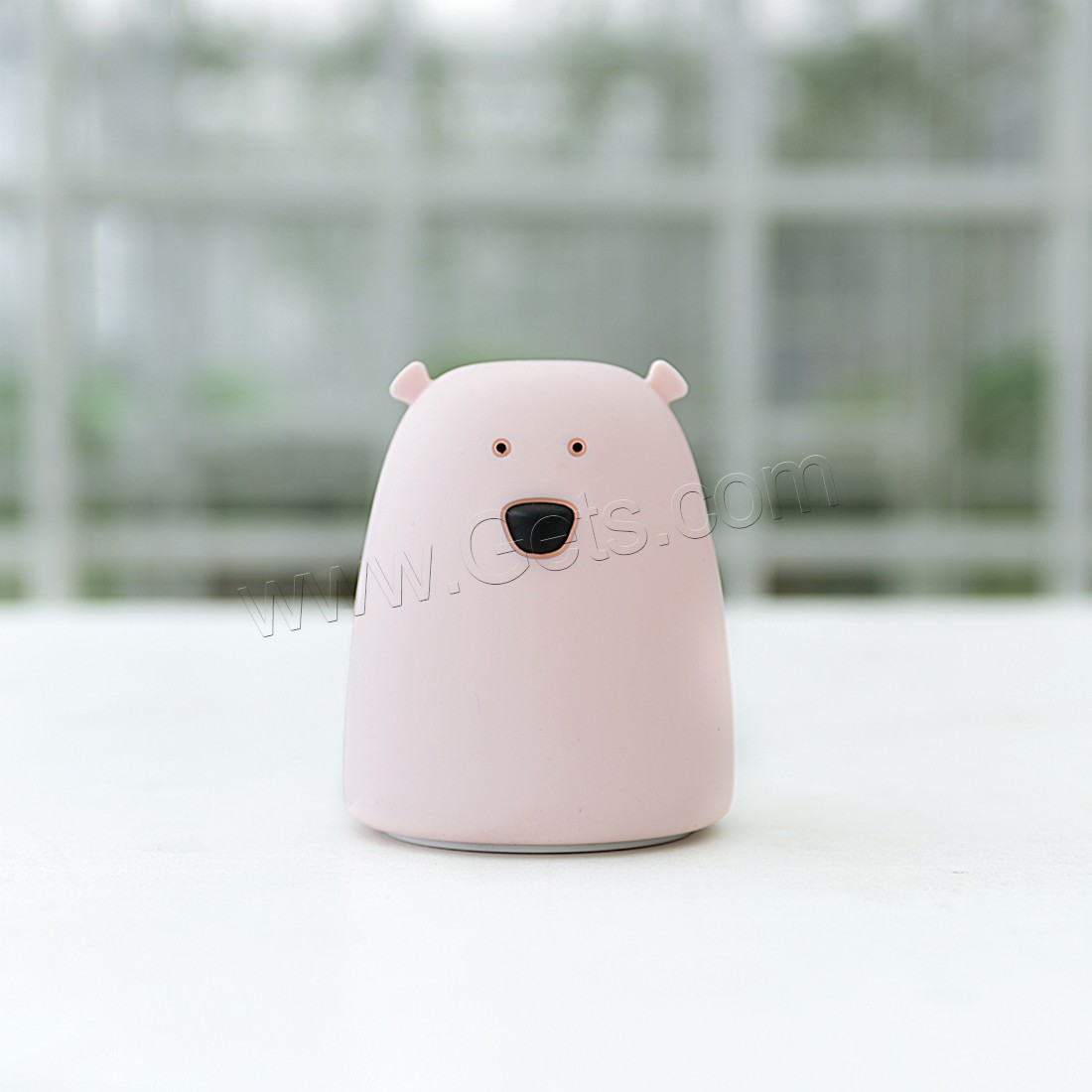 LED Colorful Night Lamp, Silicone, with Plastic, Bear, with USB interface & with LED light & change color automaticly & different styles for choice, more colors for choice, 111x160mm, Sold By PC