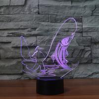 LED Colorful Night Lamp, ABS Plastic, with Acrylic, Cartoon, with USB interface & change color automaticly 