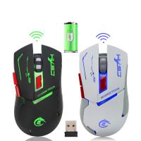 Computer Wired Wireless Mouse, ABS Plastic, 7 LED mood light & with USB interface 