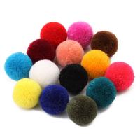 Velveteen Beads, Round, no hole 20mm 