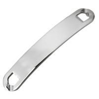 Stainless Steel Connector Bar, 1/1 loop, original color Approx 