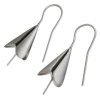 Stainless Steel Hook Earwire, original color 0.7mm, 0.8mm, Inner Approx 7mm 