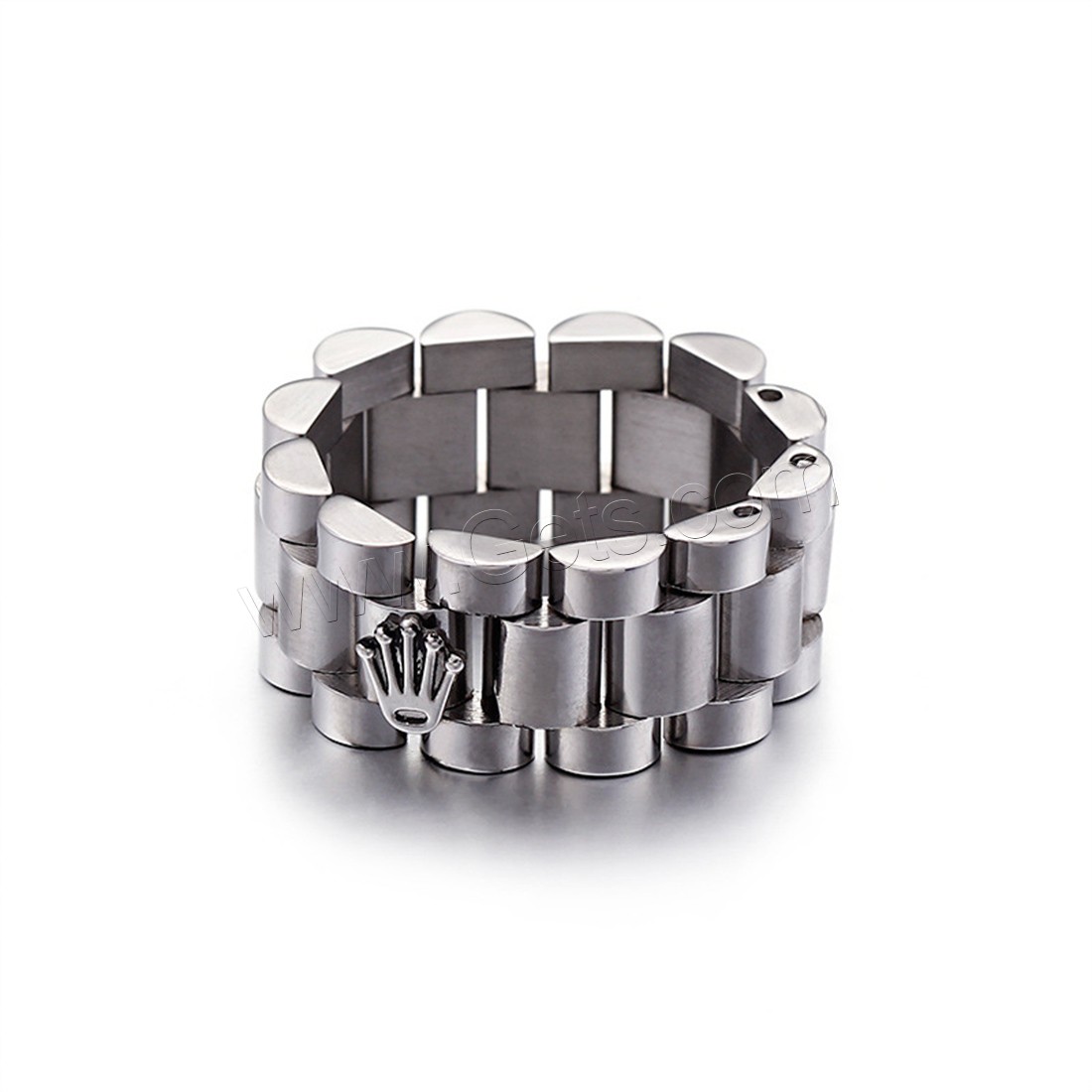 Titan Stahl Fingerring, Titanstahl, plattiert, poliert & verschiedene Größen vorhanden & für den Menschen, keine, 10mm, verkauft von PC