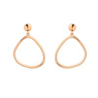 Zinc Alloy Drop Earring, stainless steel post pin, gold color plated, for woman, lead & cadmium free 