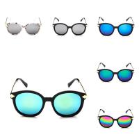 Fashion Sunglasses, Metal Alloy, with Acrylic, Unisex 