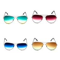 Fashion Sunglasses, Metal Alloy, with Acrylic, break proof & Unisex 