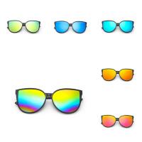 Fashion Sunglasses, PC Plastic, with Acrylic, for woman 