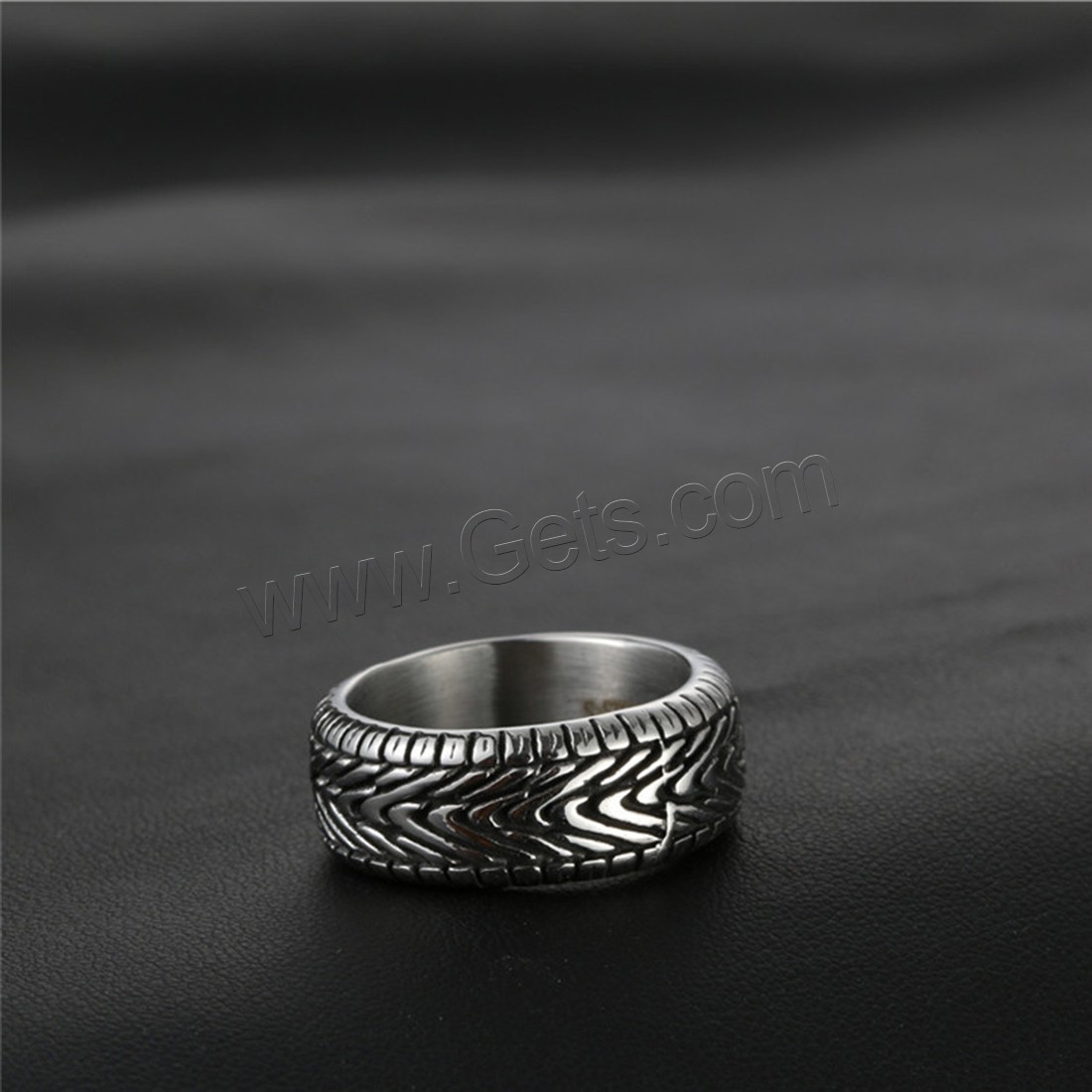 Titanium Steel Finger Ring, different size for choice & for man & blacken, 10mm, Sold By PC