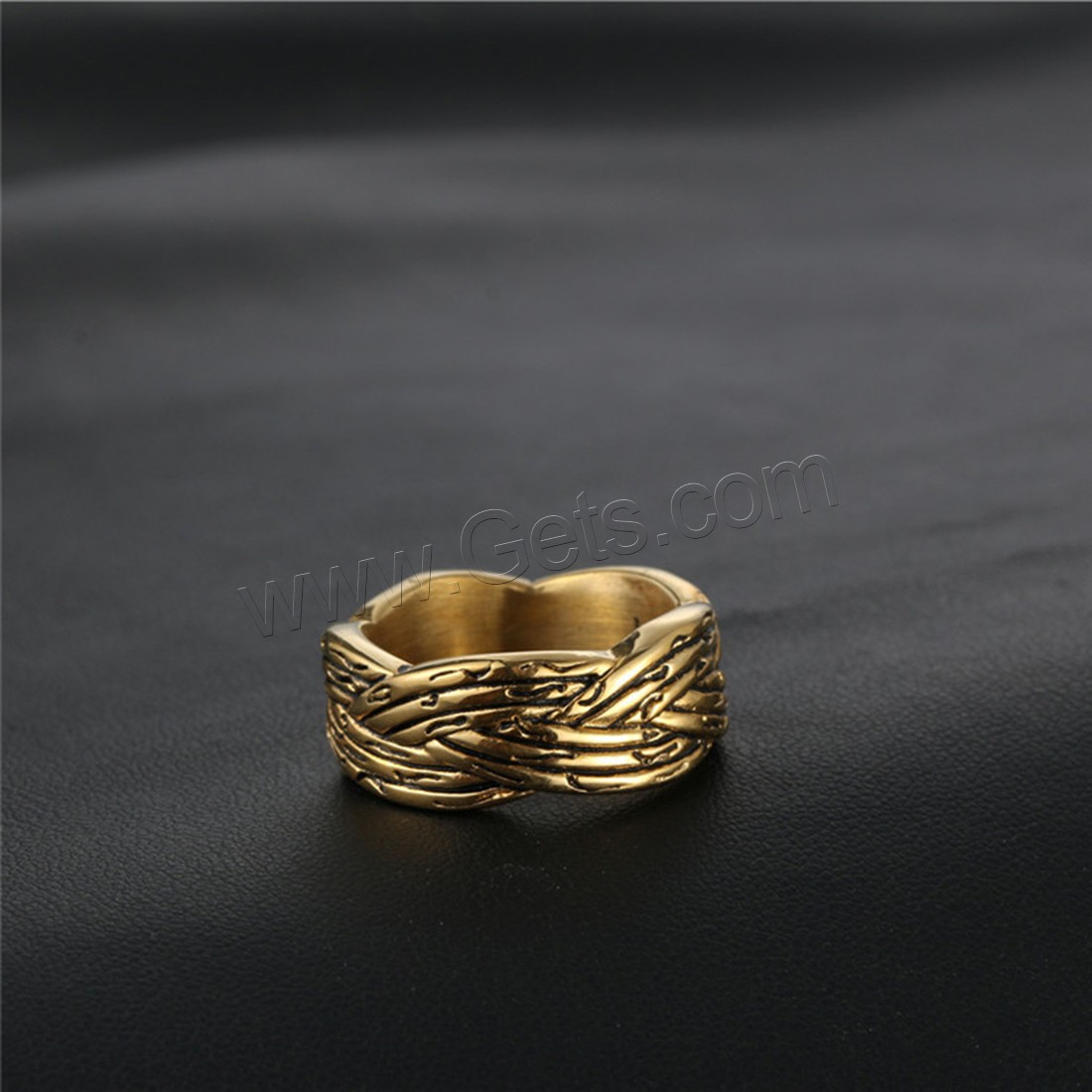 Partículas de acero anillo, chapado en color dorado, diverso tamaño para la opción & para hombre & ennegrezca, 10mm, Vendido por UD