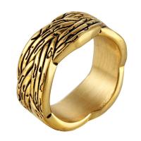 Partículas de acero anillo, chapado en color dorado, diverso tamaño para la opción & para hombre & ennegrezca, 10mm, Vendido por UD