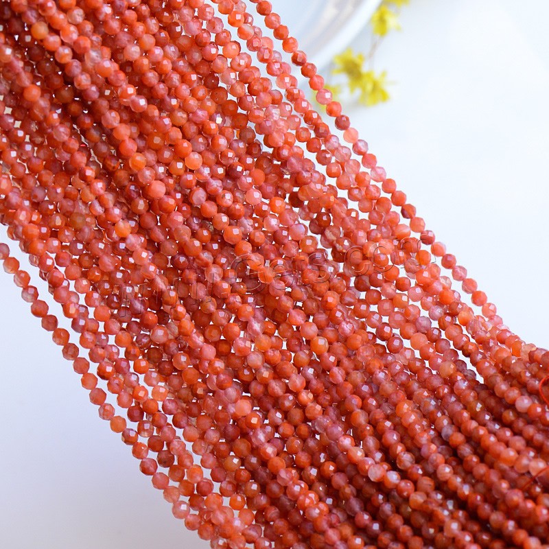 Pulsera de Ágata Roja de Yunnan, Yunnan Red Agate, Esférico, Portátil & diverso tamaño para la opción & para mujer, longitud:aproximado 7 Inch, Vendido por Sarta