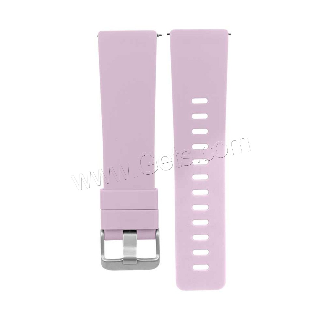 Bande de montre en acier inoxydable, silicone, acier inoxydable boucle ardillon, pour Fitbit alta HR & normes différentes pour le choix, plus de couleurs à choisir, 23mm, Vendu par brin