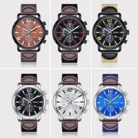 Montre NARY® Men Jewelry, cuir PU, avec verre & acier inoxydable & alliage de zinc, mouvement chinoise, Placage, Résistant à l’eau de vie & pour homme & lumineux, plus de couleurs à choisir Environ 9 pouce, Vendu par PC