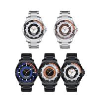 Montre NARY® Men Jewelry, acier inoxydable, avec verre & alliage de zinc, mouvement chinoise, Placage, Résistant à l’eau de vie & pour homme, plus de couleurs à choisir Environ 9 pouce, Vendu par PC