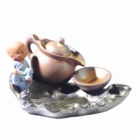 Incense Smoke Flow Backflow Holder Ceramic Incense Burner, Porcelain 