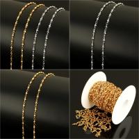 Stainless Steel Chain Jewelry, with plastic spool, plated 