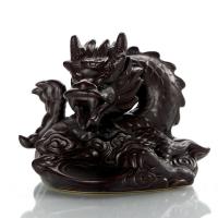 Incense Smoke Flow Backflow Holder Ceramic Incense Burner, Porcelain, Dragon 