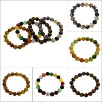 Gemstone Bracelet, Round & Unisex, 10mm Approx 7.5 Inch 