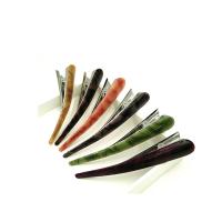 Clips de pico, Acrílico, barniz de secado al horno, para mujer, más colores para la opción, 140x20mm, Vendido por UD