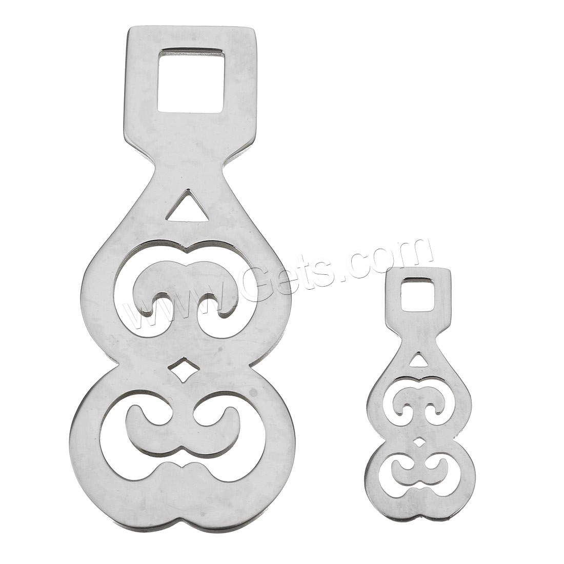 Stainless Steel Pendants, different size for choice, original color, Sold By PC