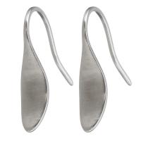 Stainless Steel Hook Earwire, with loop, original color 1mm Approx 1.5mm 