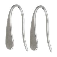 Stainless Steel Hook Earwire, with loop, original color 1mm Approx 1.5mm 