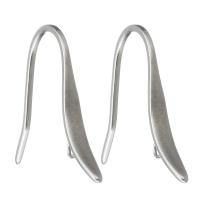 Stainless Steel Hook Earwire, with loop, original color 1mm Approx 1.5mm 